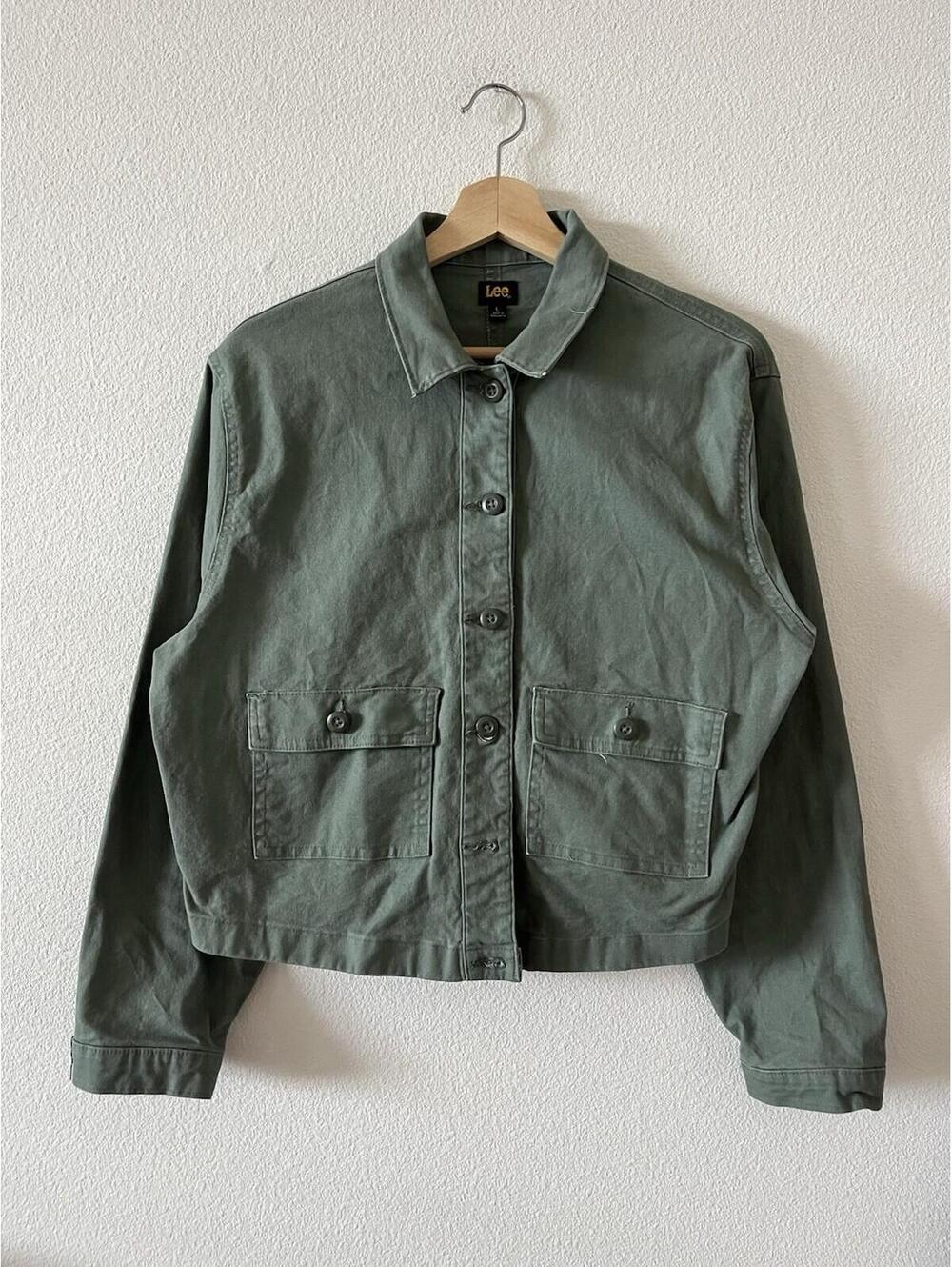Lee Workwear Cropped Chore Jacket Olive L⁠